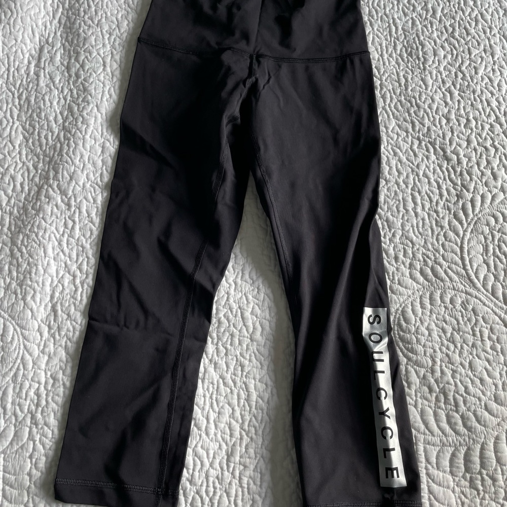 Lululemon x SoulCycle wunder under high rise crop